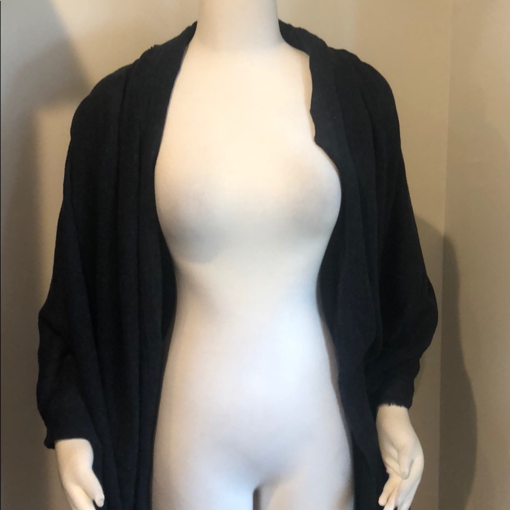 Free People Washed black All I need travel scarf - Picture 4 of 6